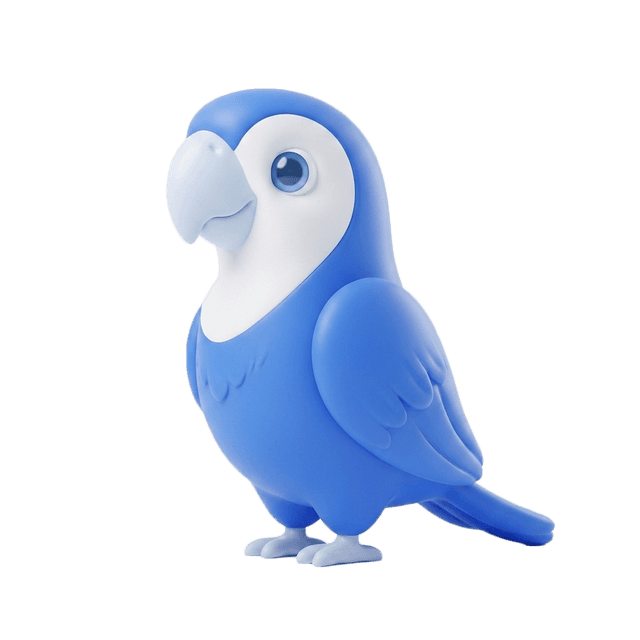 Parrot, the Parrot AI mascot